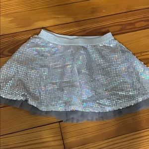 Justice sparkle skirt